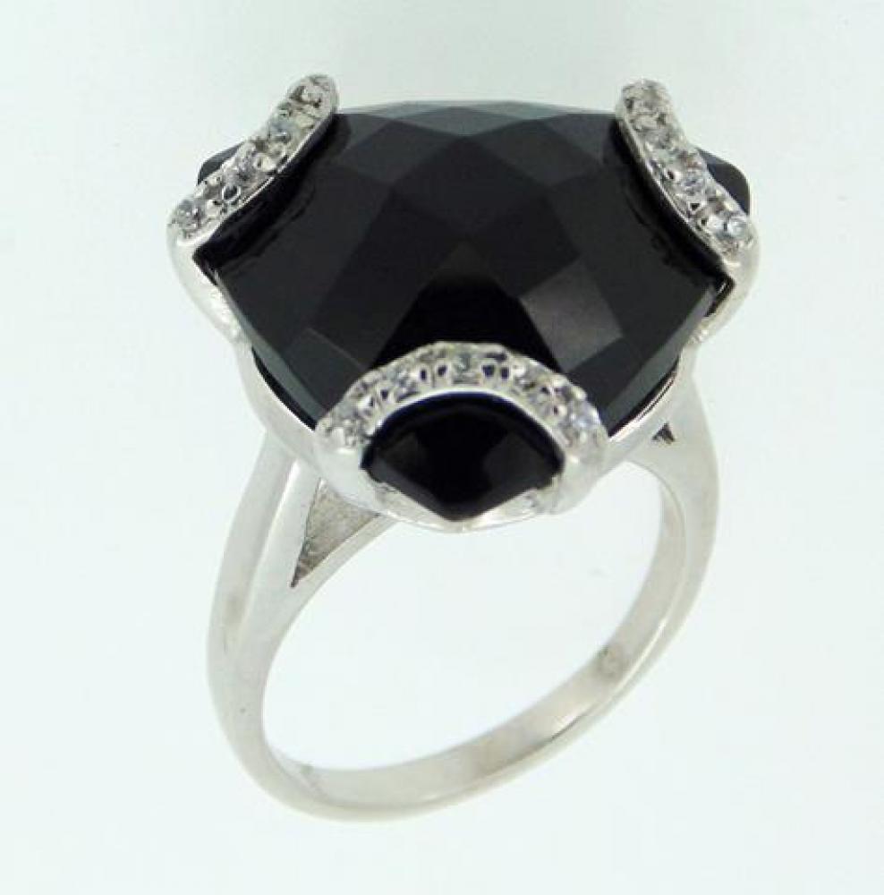 Anello argento con onice